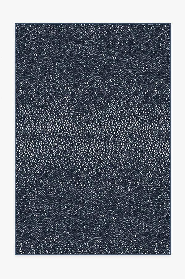 Shagreen Navy Rug 6'x9' | Stain-Resistant