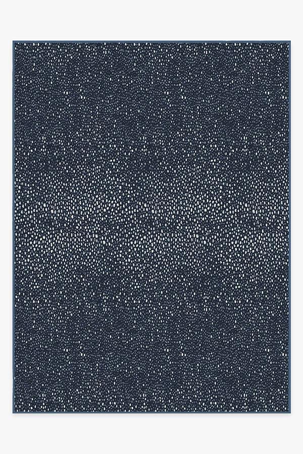 Shagreen Navy Rug 9'x12' | Stain-Resistant