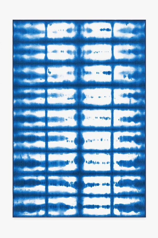 Shibori San Indigo Rug 6'x9' | Stain-Resistant