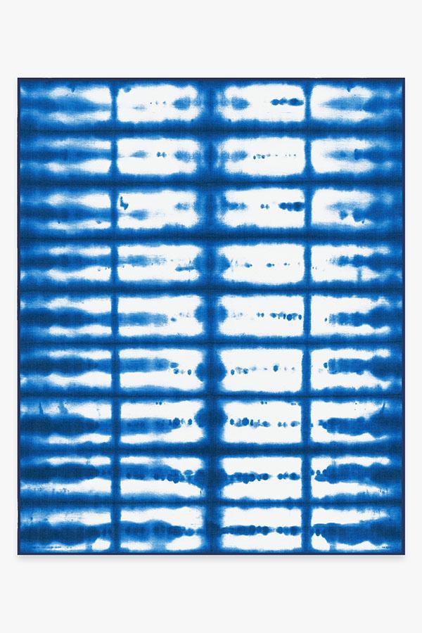 Shibori San Indigo Rug 8'x10' | Stain-Resistant