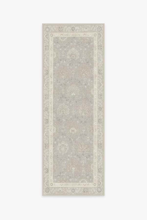 Sibel Creme Rug 2.5'x10' | Stain-Resistant