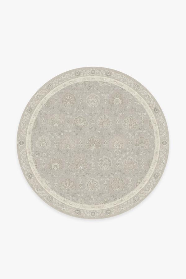 Sibel Creme Rug 6' Round | Stain-Resistant