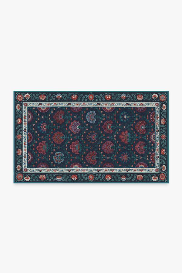 Sibel Sapphire Rug 3'x5' | Stain-Resistant