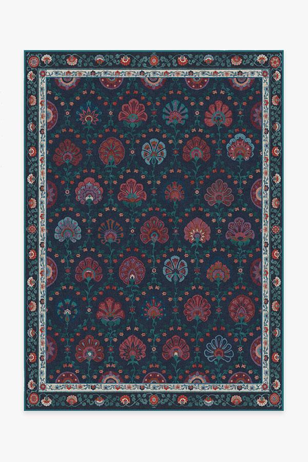 Sibel Sapphire Rug 5'x7' | Stain-Resistant