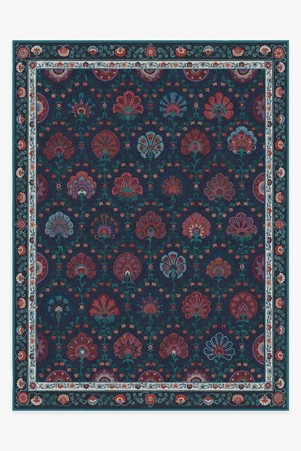 Sibel Sapphire Rug 9'x12' | Stain-Resistant