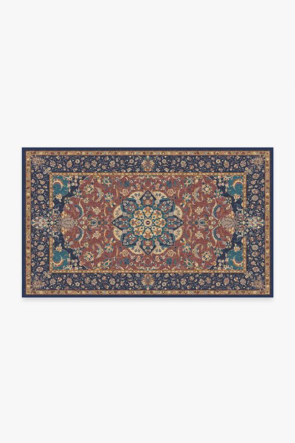 Sima Burgundy Rug 3'x5' | Stain-Resistant