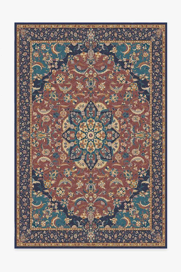 Sima Burgundy Rug 6'x9' | Stain-Resistant