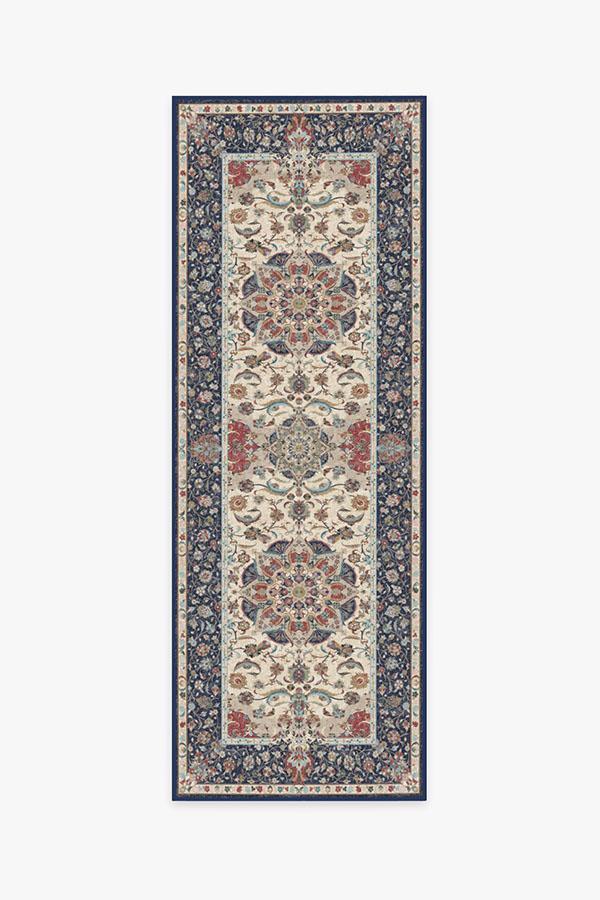 Sima Royal Blue Rug 2.5'x10' | Stain-Resistant