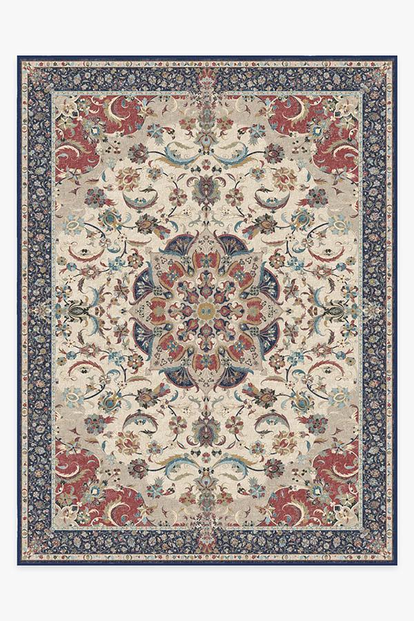 Sima Royal Blue Rug 9'x12' | Stain-Resistant