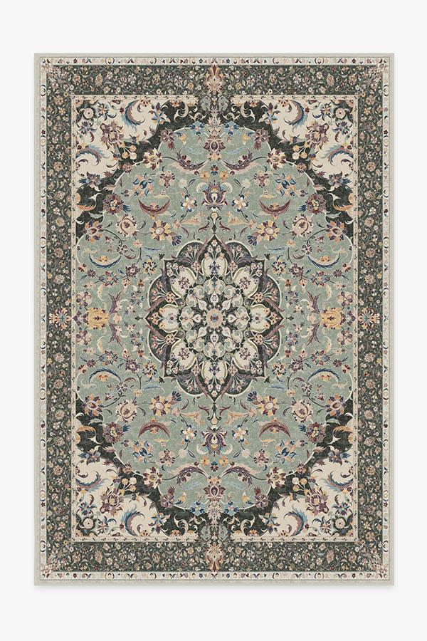 Sima Sage Rug 6'x9' | Stain-Resistant
