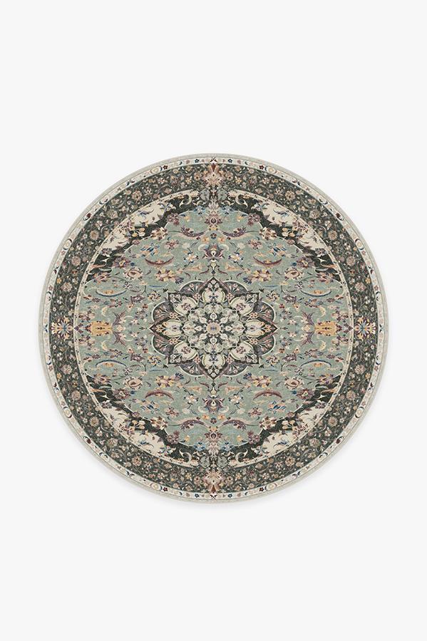 Sima Sage Rug 6' Round | Stain-Resistant