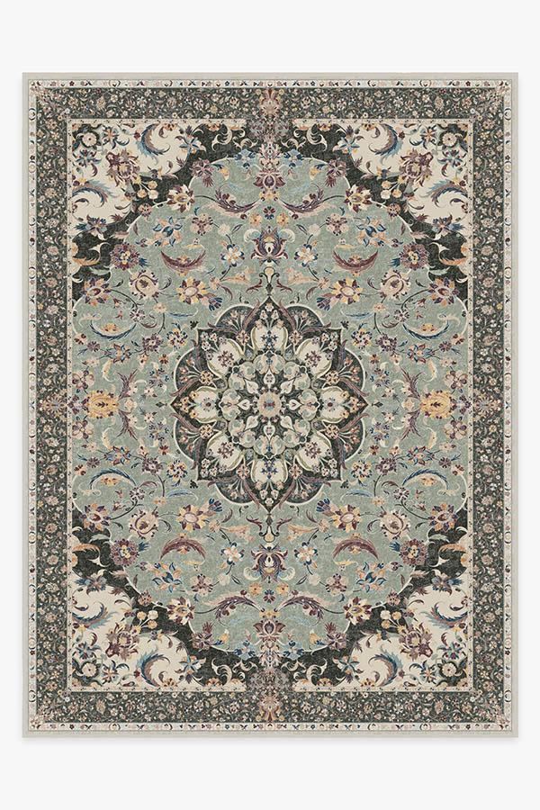 Sima Sage Rug 9'x12' | Stain-Resistant