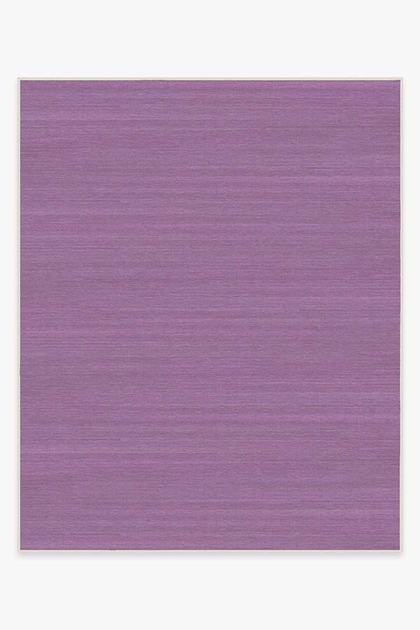 Solid Tonal Lavender Rug 8'x10' | Stain-Resistant