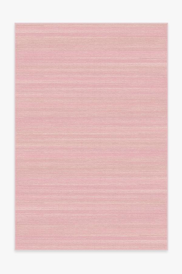 Solid Tonal Pink Rug 6'x9' | Stain-Resistant