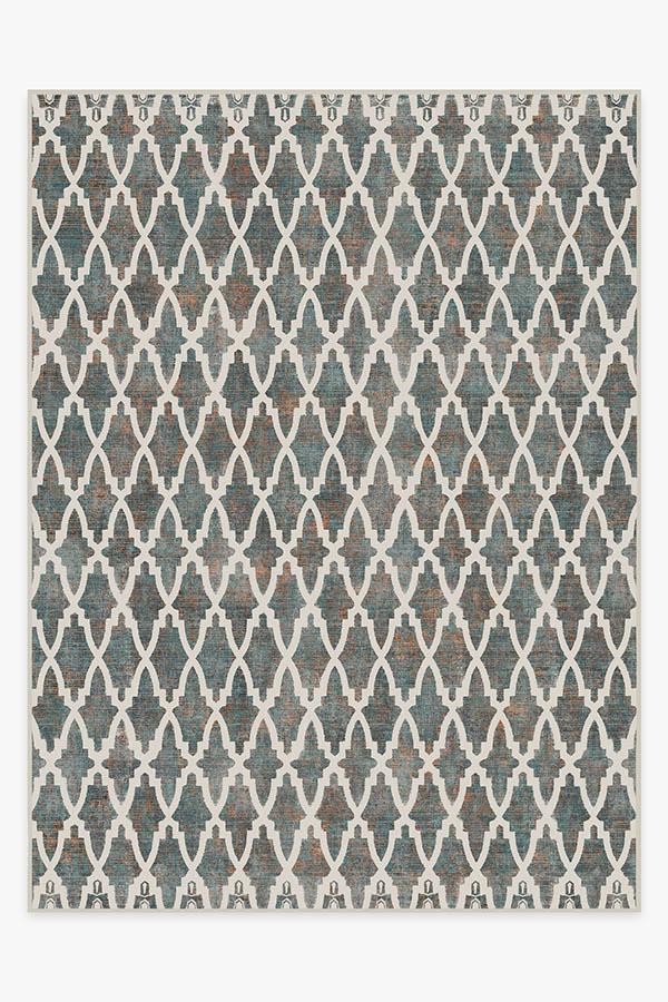 Soraya Trellis Multicolor Rug 9'x12' | Stain-Resistant