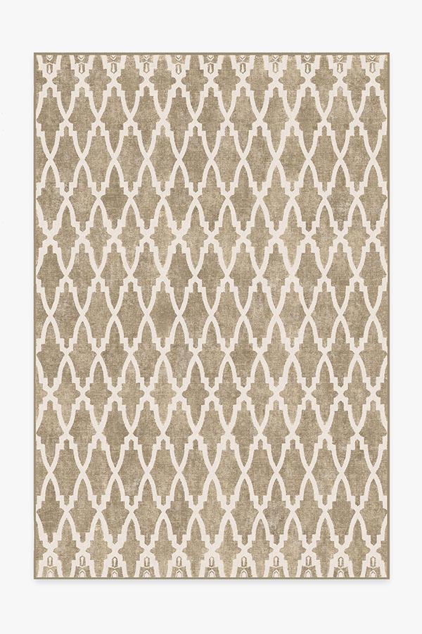 Soraya Trellis Natural Rug 6'x9' | Stain-Resistant