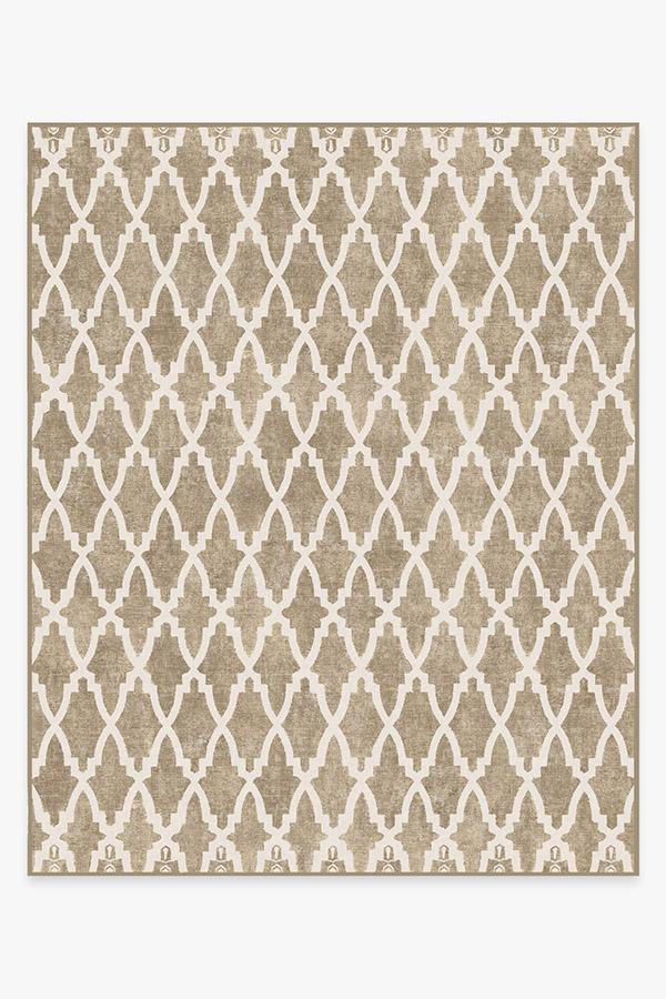 Soraya Trellis Natural Rug 8'x10' | Stain-Resistant