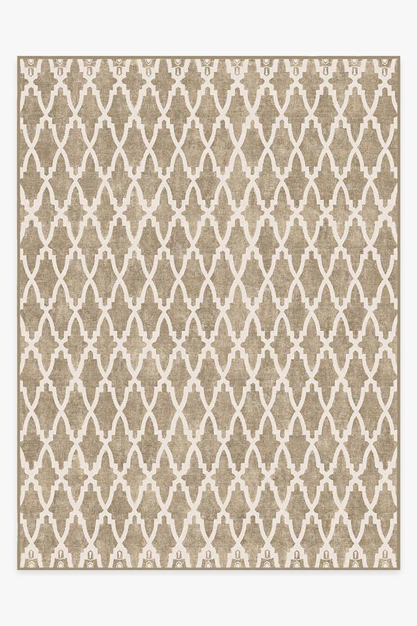 Soraya Trellis Natural Rug 9'x12' | Stain-Resistant