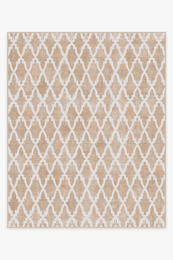Soraya Trellis Rose Gold Rug 8'x10' | Stain-Resistant