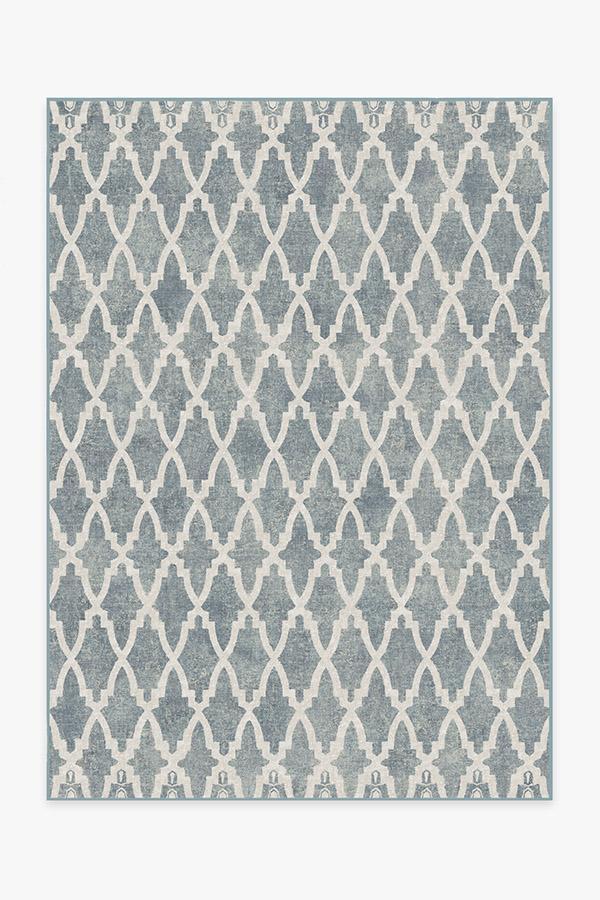 Soraya Trellis Slate Rug 5'x7' | Stain-Resistant