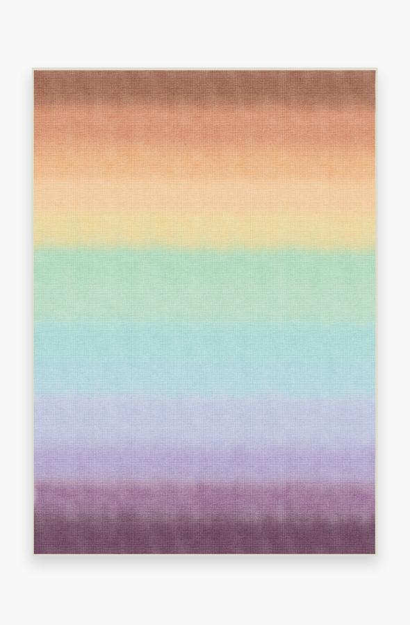 Spectrum Rainbow Rug 5'x7' | Stain-Resistant