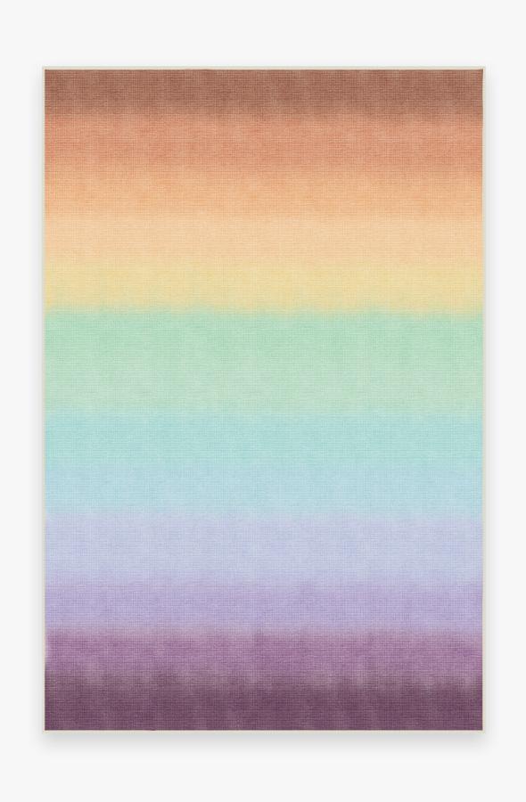 Spectrum Rainbow Rug 6'x9' | Stain-Resistant