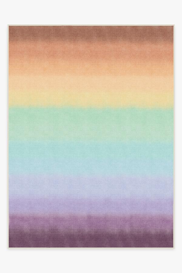 Spectrum Rainbow Rug 9'x12' | Stain-Resistant
