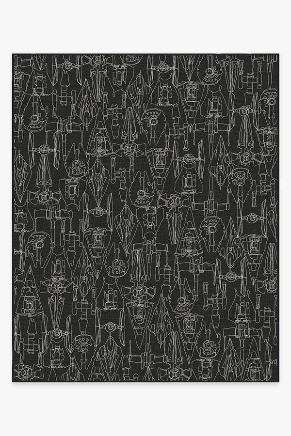 Star Wars Armada Black Rug 8'x10' | Stain-Resistant