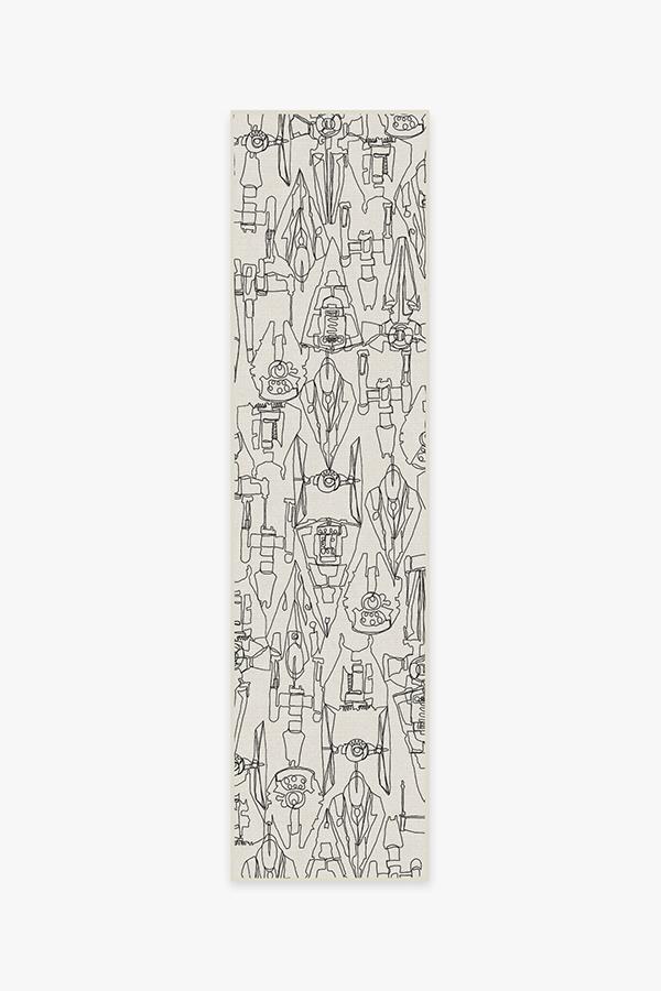 Star Wars Armada Creme Rug 2.5'x10' | Stain-Resistant