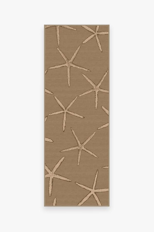 Starfish Natural Rug 2.5'x7' | Stain-Resistant