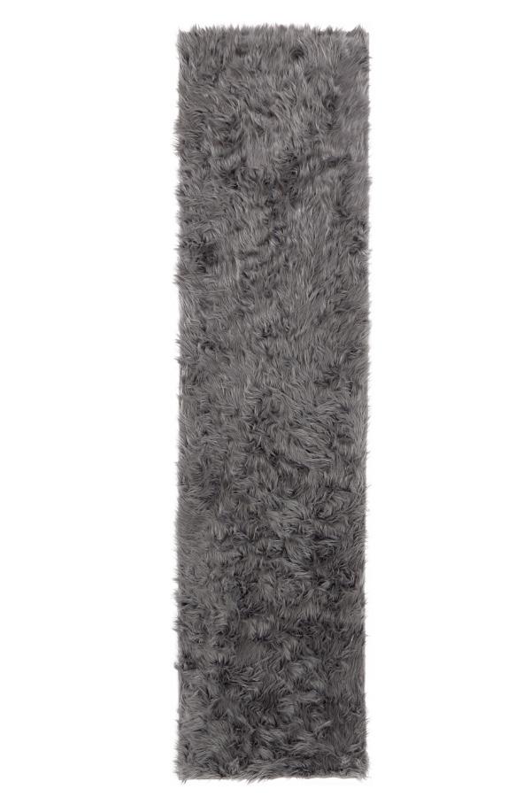 Stormy Grey Shag Rug 2.5'x10' | Stain-Resistant