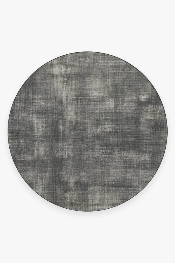 Sudaria Solid Greyscale Rug 8' Round | Stain-Resistant