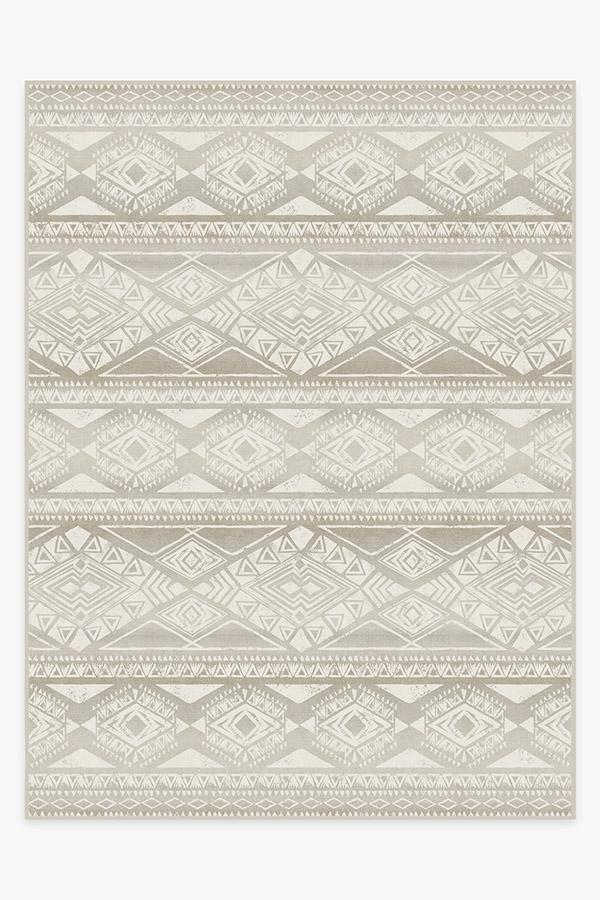 Suku Grey Rug 9'x12' | Stain-Resistant