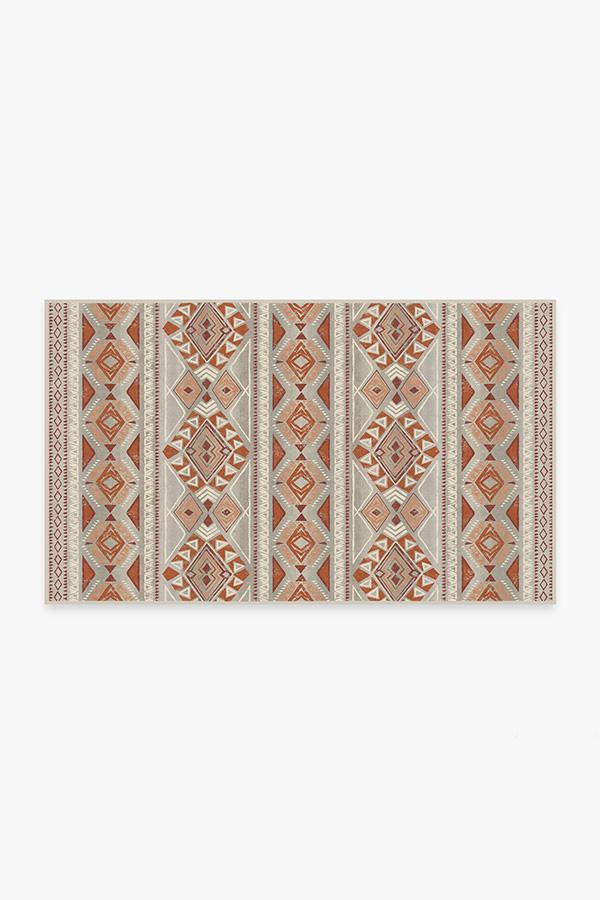 Suku Terracotta Rug 3'x5' | Stain-Resistant