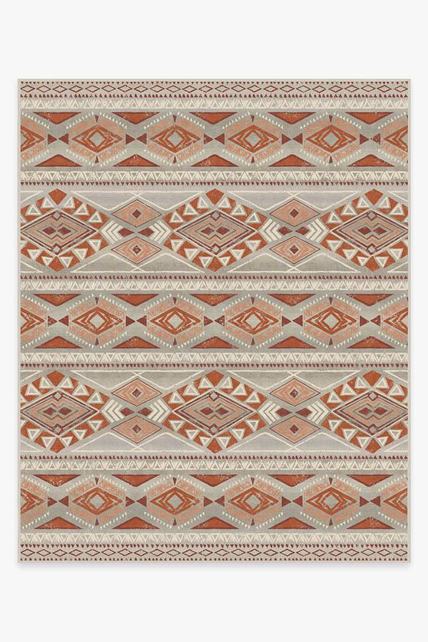 Suku Terracotta Rug 8'x10' | Stain-Resistant