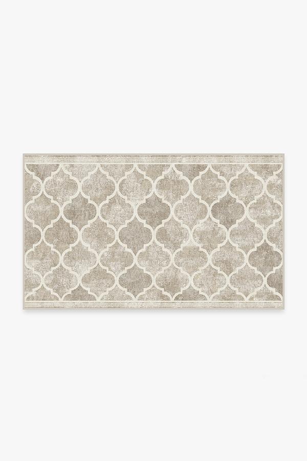 Terali Ash Grey Rug 3'x5' | Stain-Resistant