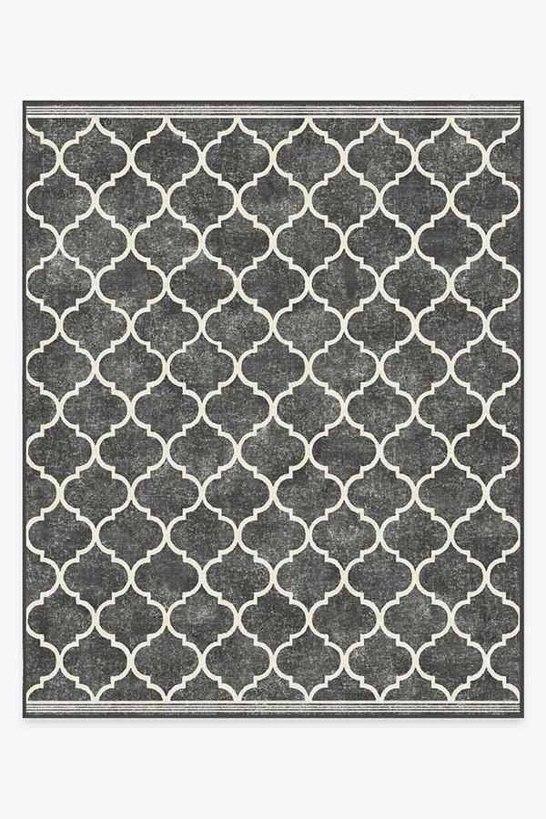 Terali Black Rug 8'x10' | Stain-Resistant