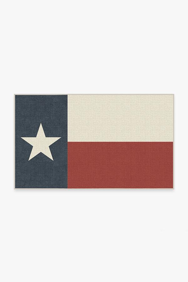 Texas Red Rug 3'x5' | Stain-Resistant