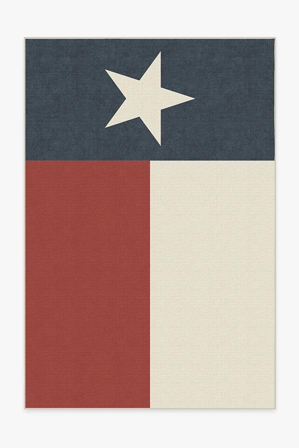 Texas Red Rug 6'x9' | Stain-Resistant