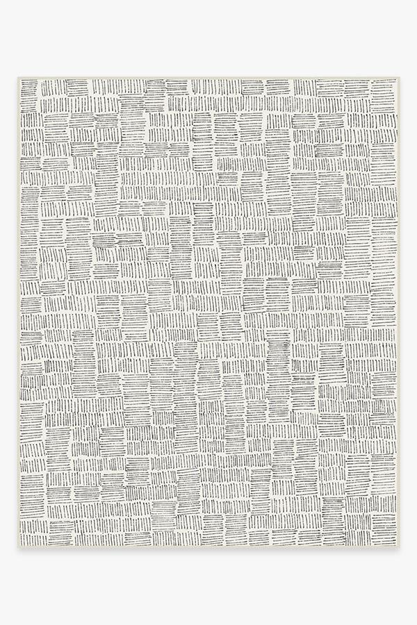 Thalia Black Rug 8'x10' | Stain-Resistant