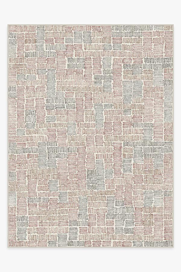 Thalia Red Rug 9'x12' | Stain-Resistant