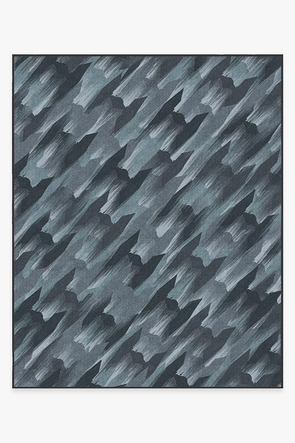 TIE Fighter Houndstooth Blue Rug 8'x10' | Stain-Resistant