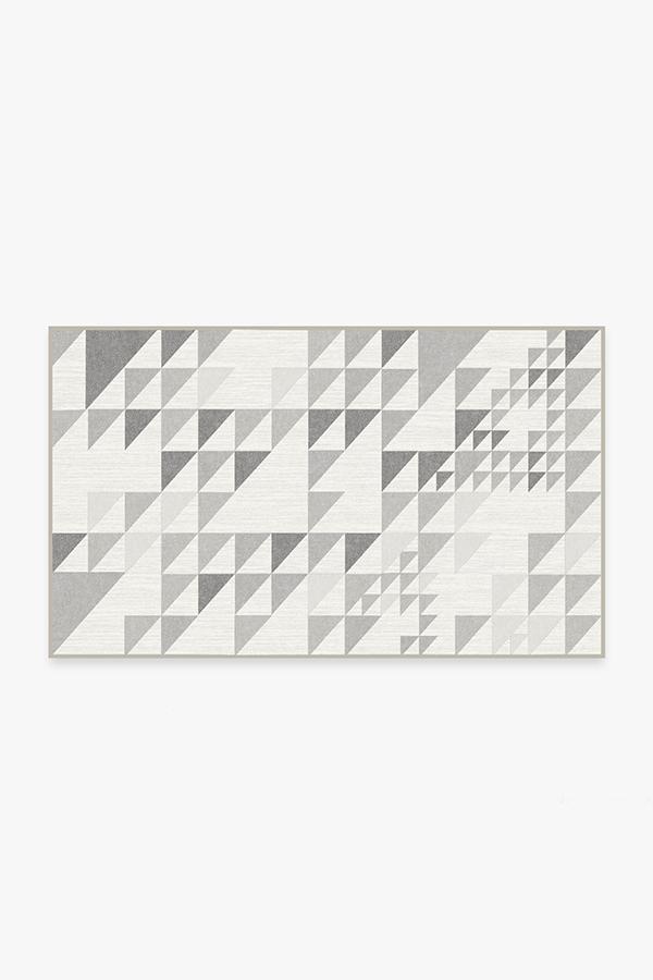 Tierce Grey Rug 3'x5' | Stain-Resistant