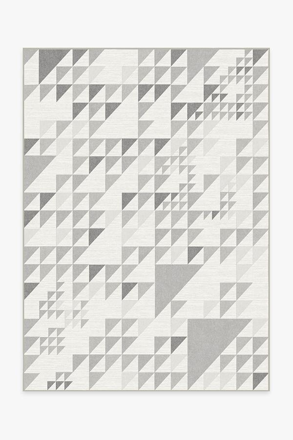 Tierce Grey Rug 5'x7' | Stain-Resistant