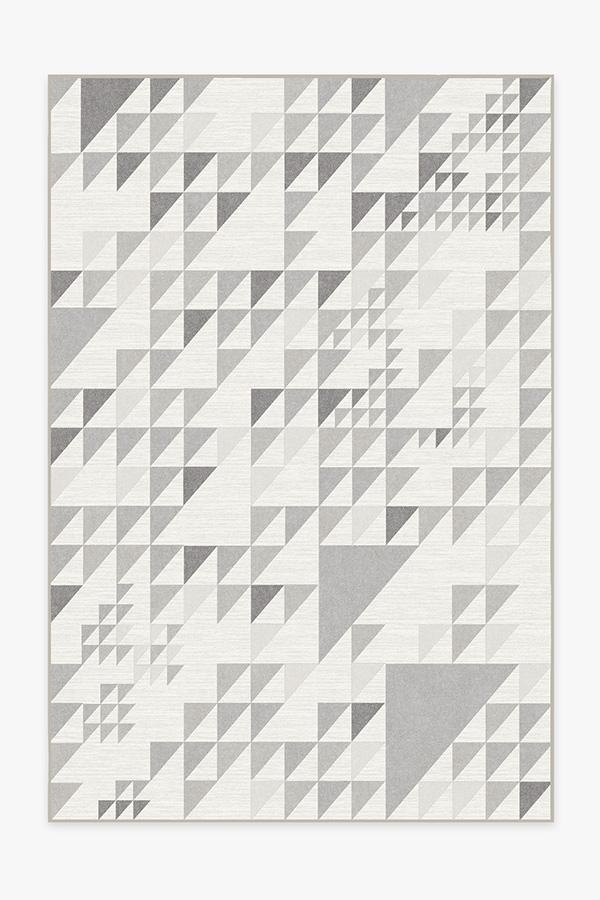 Tierce Grey Rug 6'x9' | Stain-Resistant