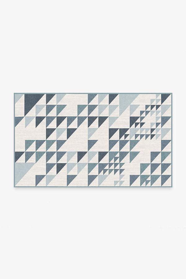 Tierce Teal Rug 3'x5' | Stain-Resistant