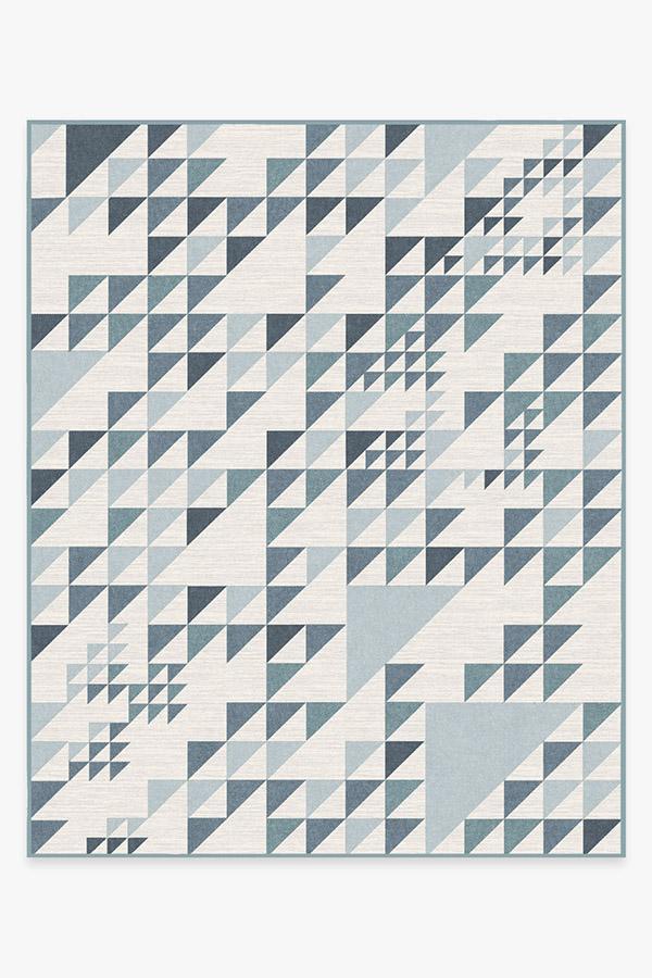 Tierce Teal Rug 8'x10' | Stain-Resistant