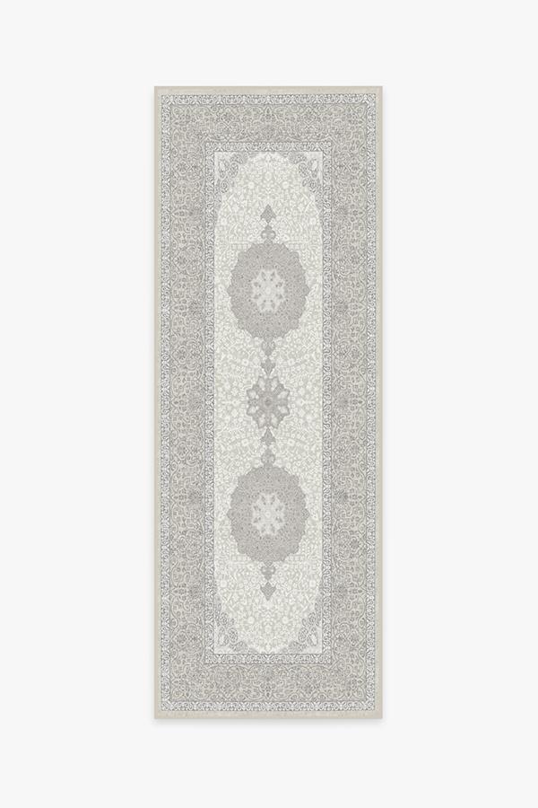 Tisa French Grey Rug 2.5'x10' | Stain-Resistant