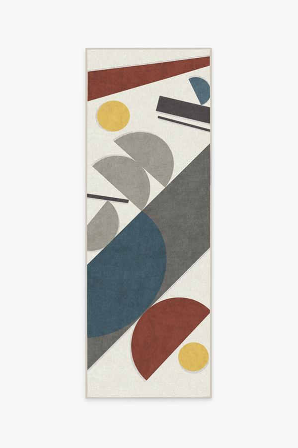 Trutina Primary Rug 2.5'x10' | Stain-Resistant