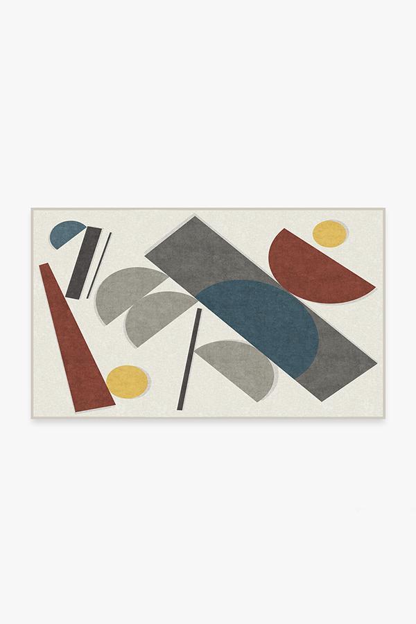 Trutina Primary Rug 3'x5' | Stain-Resistant